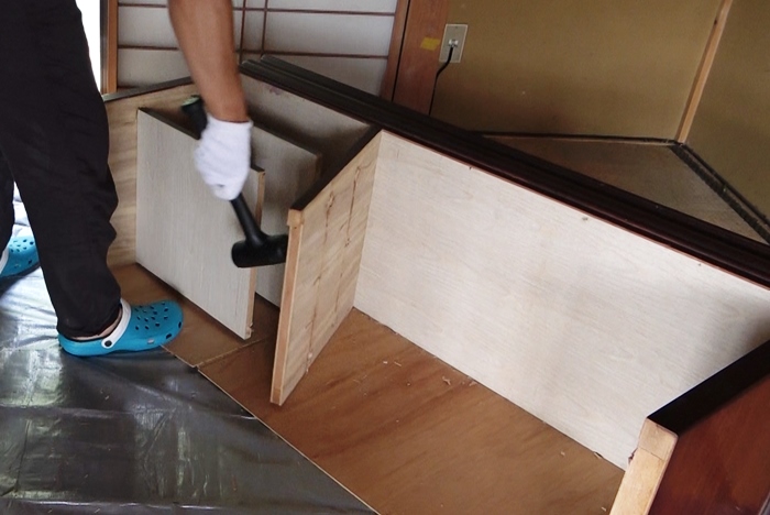 洋服タンスをラクに解体する道具 方法 ノコギリは不要 田舎暮らし3 0 ブログ